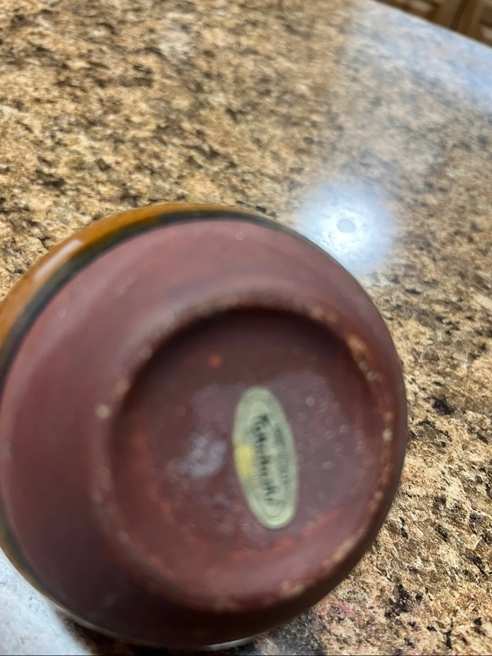 REDWARE BUD VASE  MADE IN JAPAN Tokoname